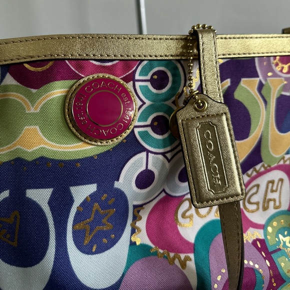 Coach multicoloured brand new tote bag - Picture 8 of 12